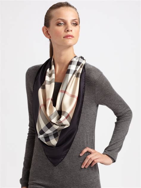 preppy girl burberry scarf|Burberry silk scarf.